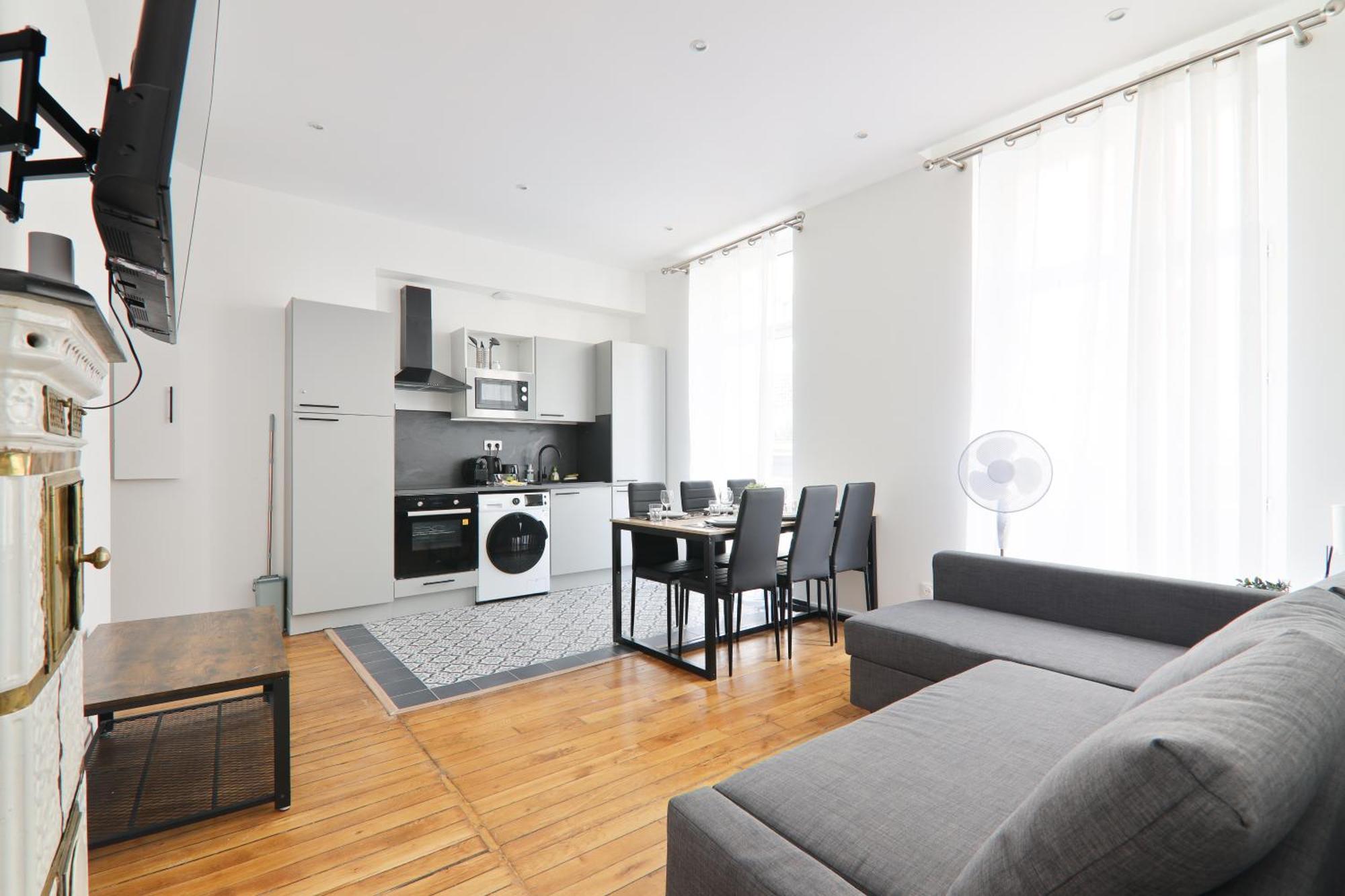 Apartment 2 Bedroom Quartier Le Marais Free Netflix Paris
