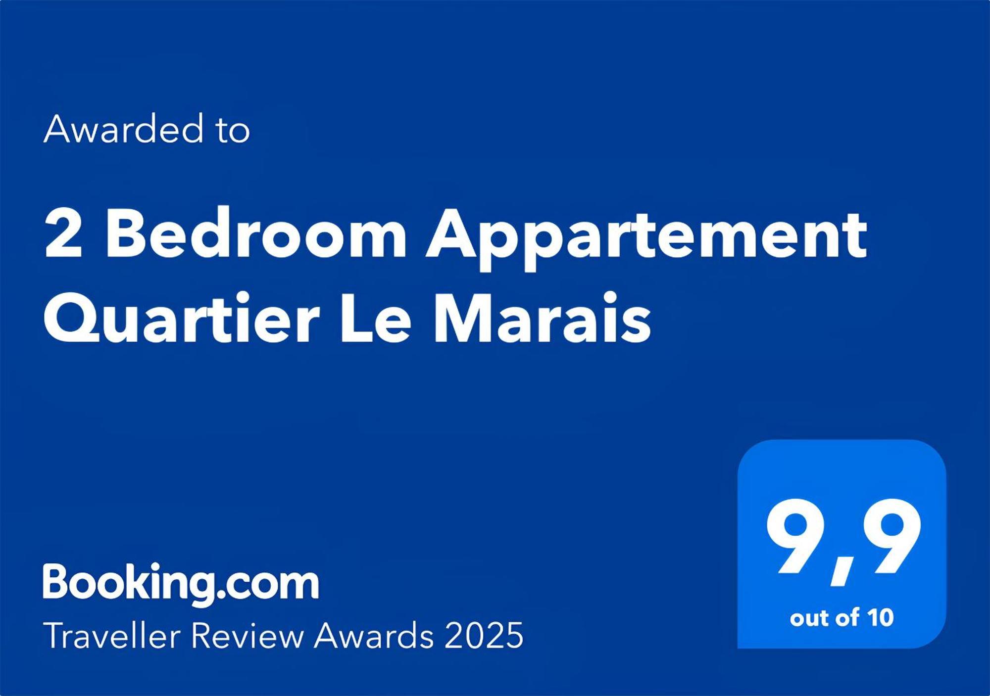 2 Bedroom Quartier Le Marais Free Netflix * Paris