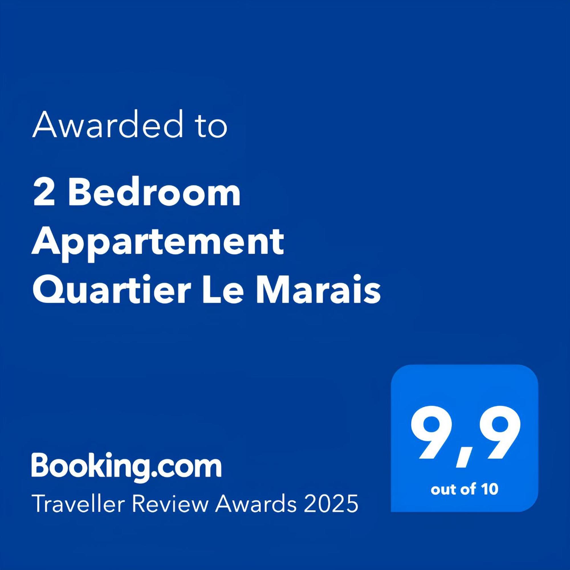 2 Bedroom Quartier Le Marais Free Netflix Appartement *